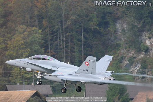 2009-10-08 Meiringen 428 McDonnell Douglas FA-18C Hornet